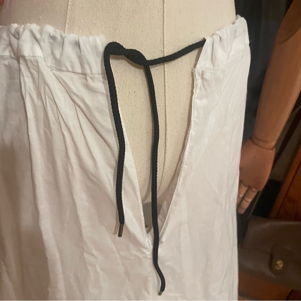 RARE Laura Ashley Vintage 1980s White Cotton Ruffle Wedding Hoop Petticoat Skirt - Picture 6 of 10